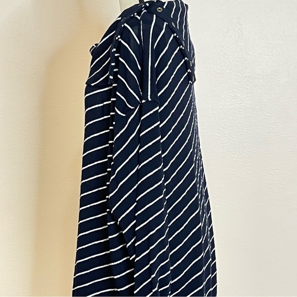 Free People Gotta Have it Cowl Neck Striped Tunic Top Size Medium Tunic Dress - Picture 6 of 13